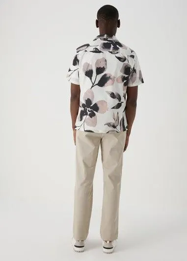 Stone Straight Fit Stretch Chinos