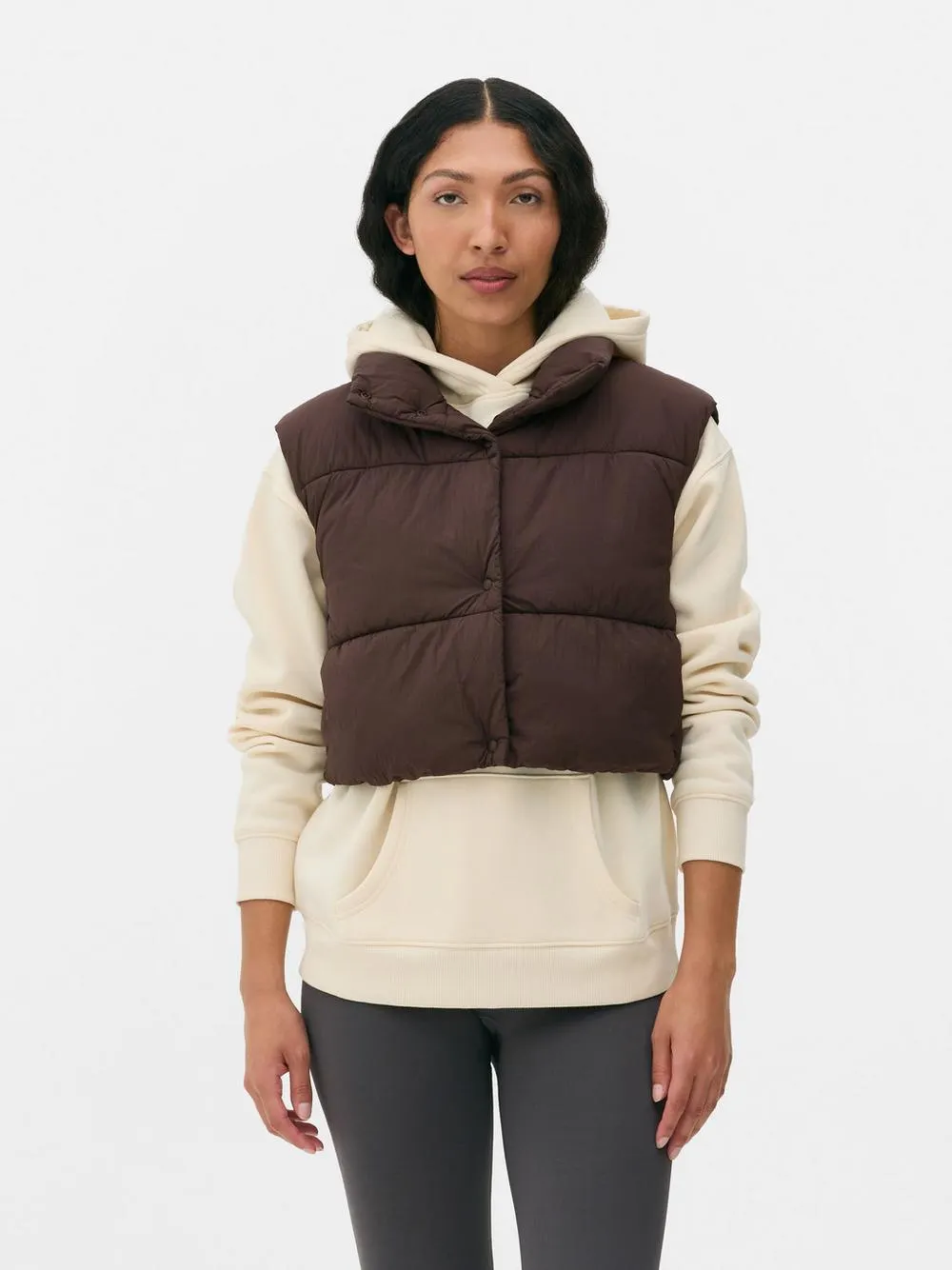 Quilted Crop Gilet
