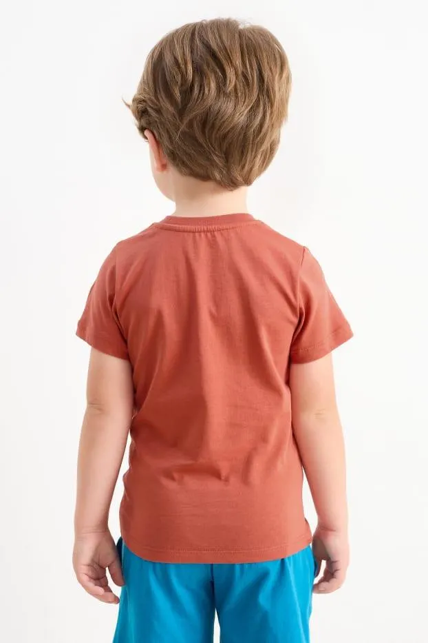 Multipack of 3 - wild animals - short sleeve T-shirt