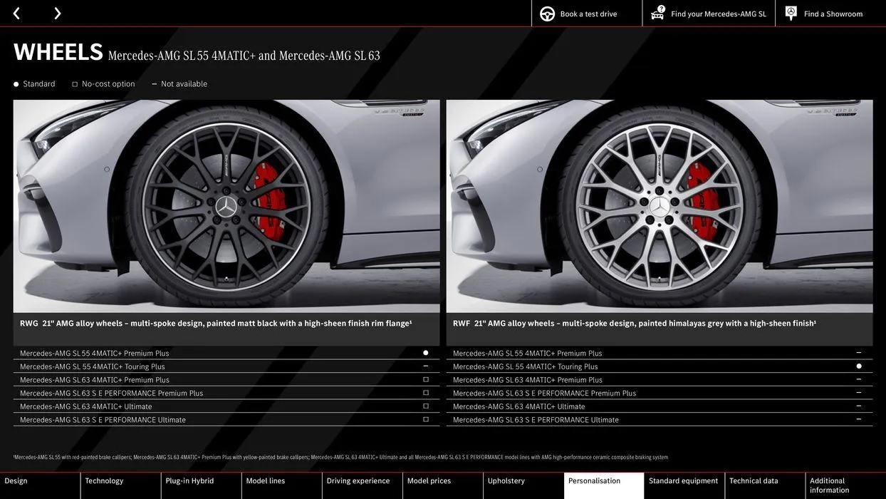Mercedes-AMG SL from 24 August to 24 August 2025 - Catalogue Page 56