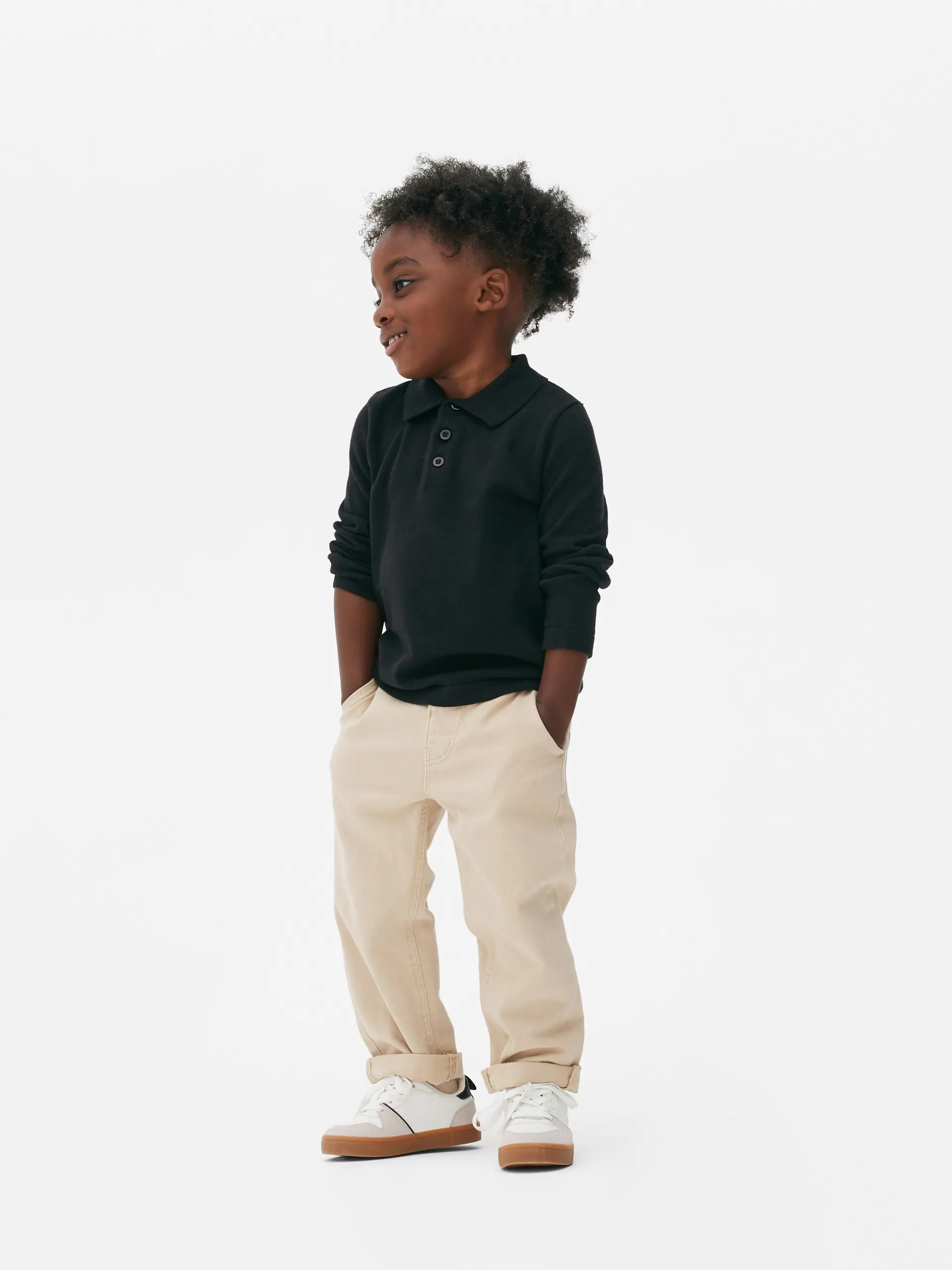 Knitted Polo Jumper