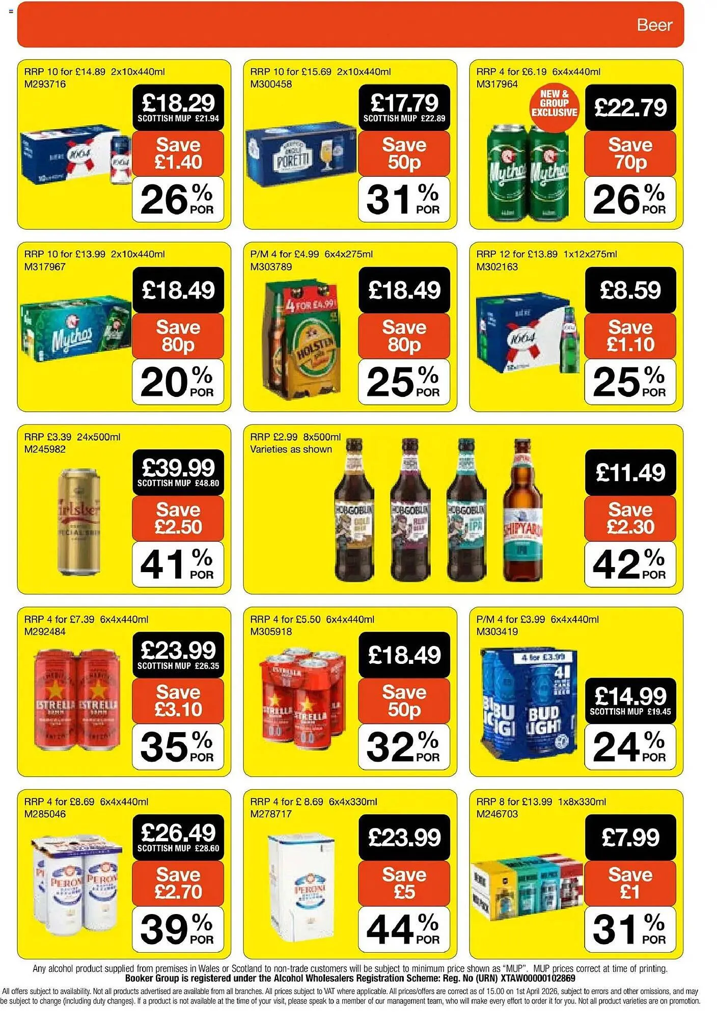 Booker Wholesale brochure from 22 April to 19 May 2026 - Catalogue Page 19