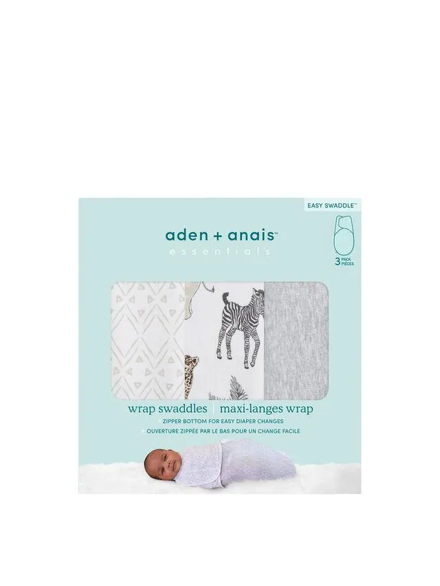 Essential Wrap Swadles 3-Pack Toile