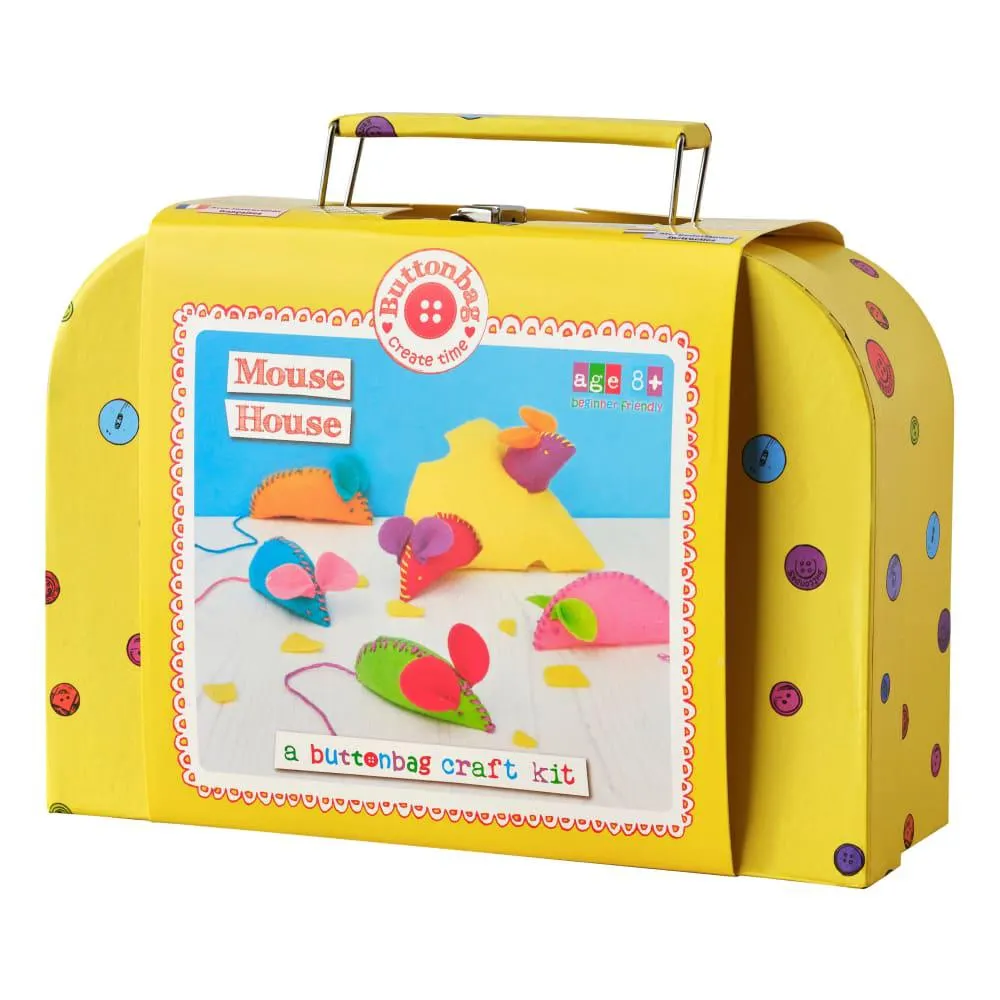 ButtonBag Mouse House Sewing Kit