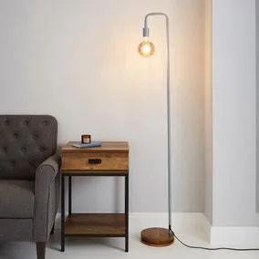 Berko Grey Floor Lamp