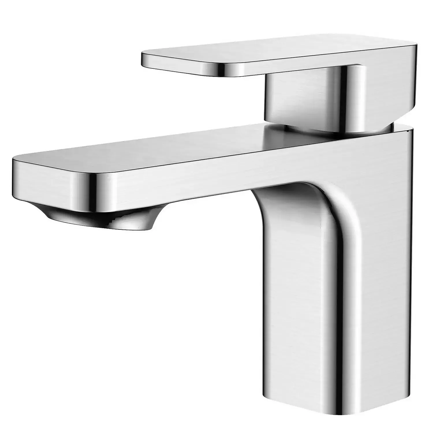 Barkway Basin Mixer Tap Brushed Nickel