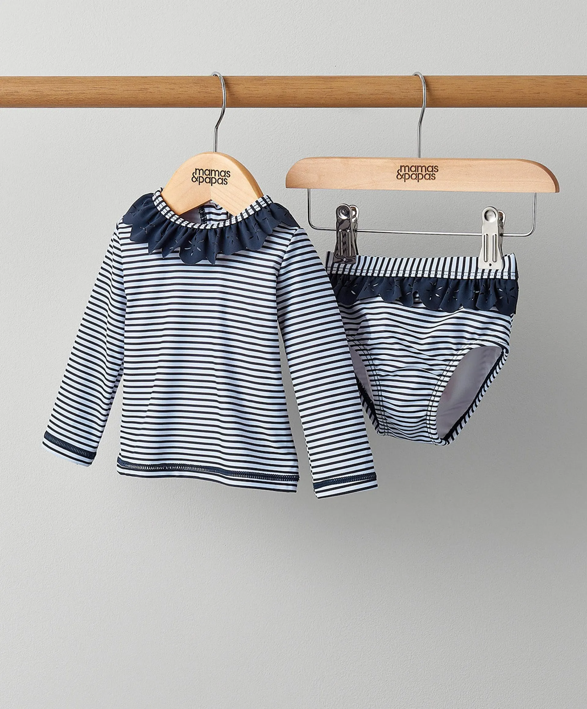 Striped Rash Top Set