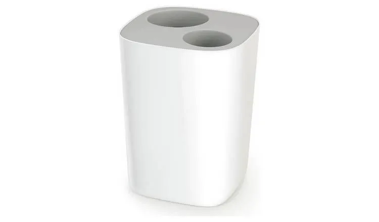 Joseph Joseph Split Bathroom Bin - Grey