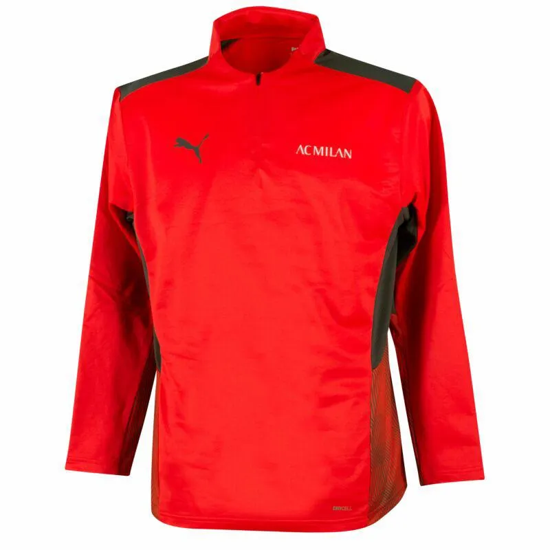 Puma AC Milan 1/4 Zip L/S Training Top 2021-2022