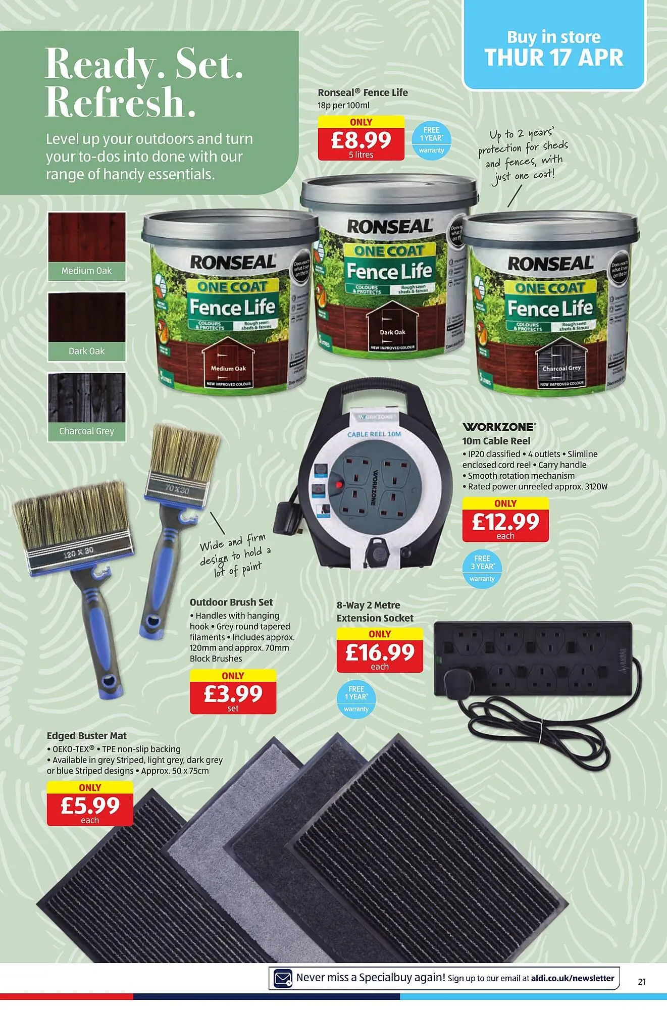 Aldi leaflet from 14 April to 17 April 2025 - Catalogue Page 21