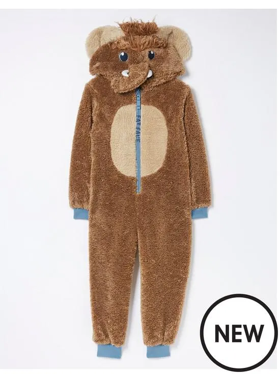 Boys Wilfred Mammoth All In One - Brown