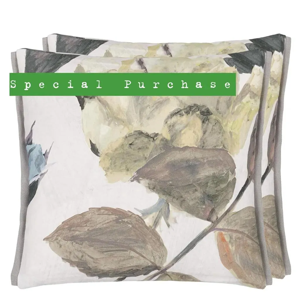 Couture Rose Graphite Cushion