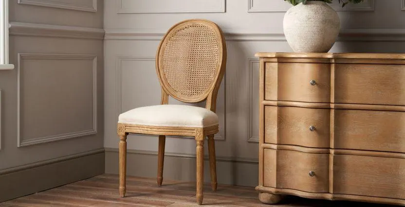 Sienna Rattan Back Chair