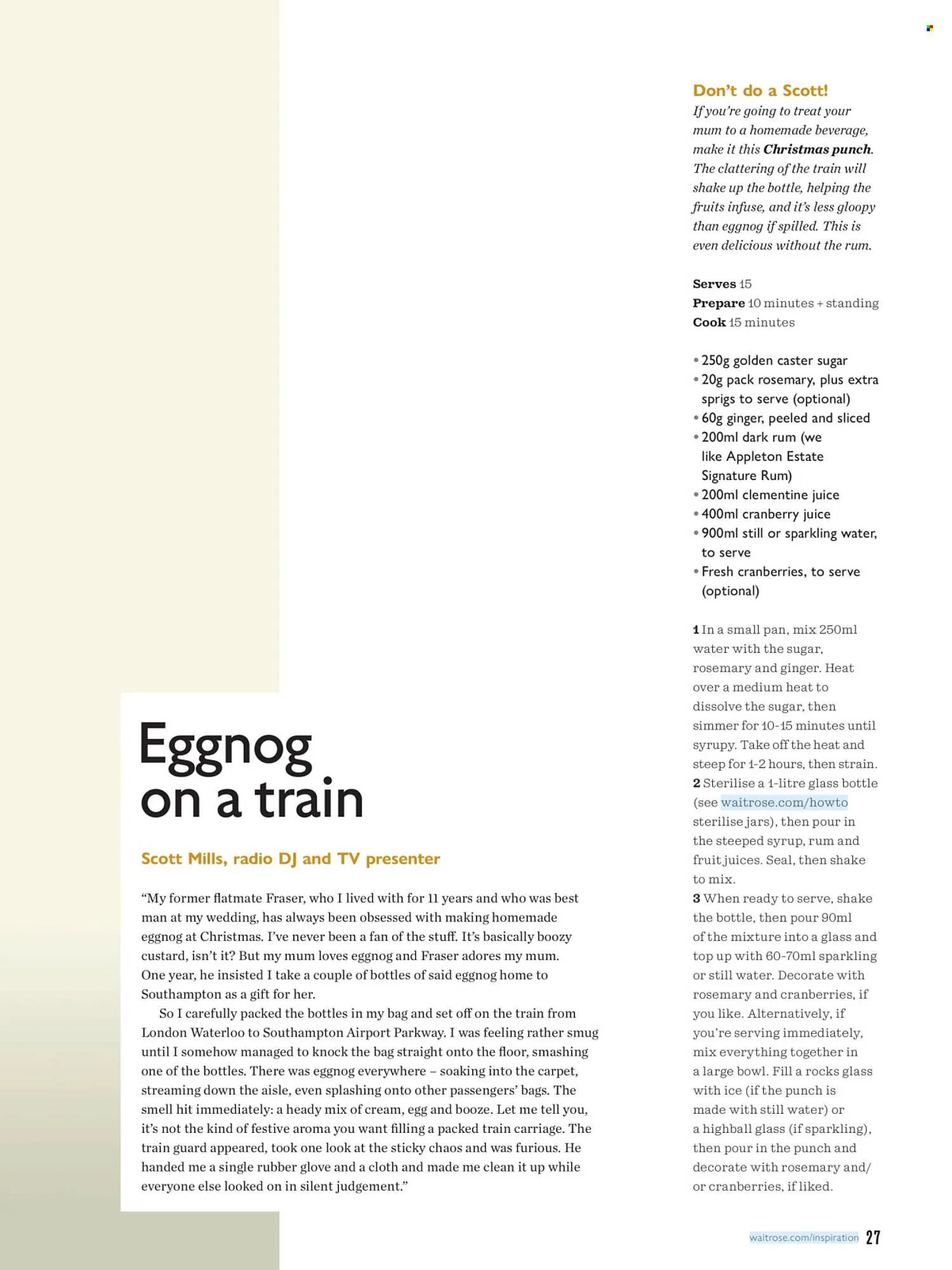 Waitrose catalogue from 1 December to 31 December 2025 - Catalogue Page 27