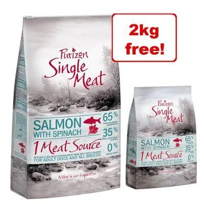 12kg Purizon Single Meat Dry Dog Food + 2kg Extra Free!*