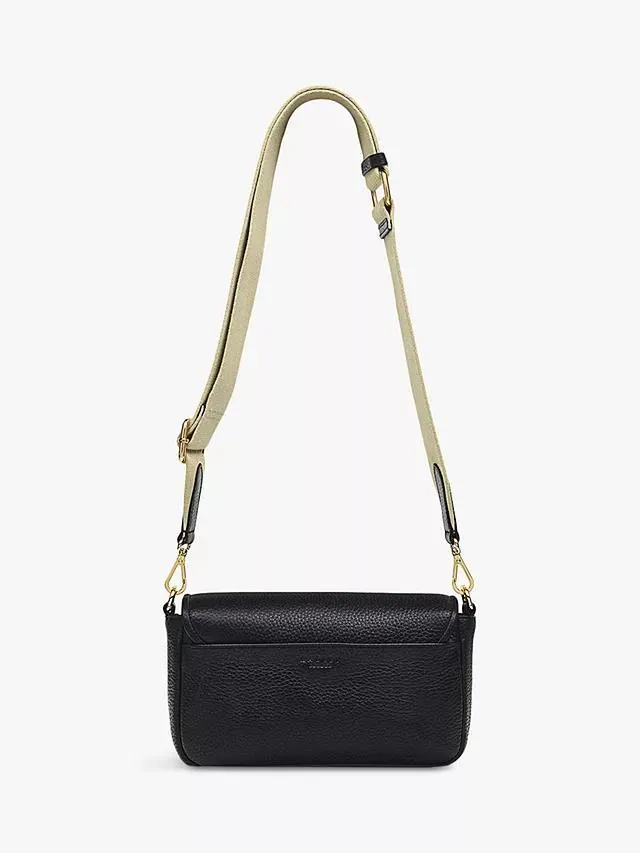 Radley Heirloom Place Medium Flapover Cross Body, Black