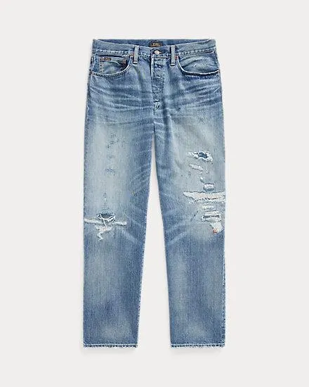 Classic Fit Distressed Jean