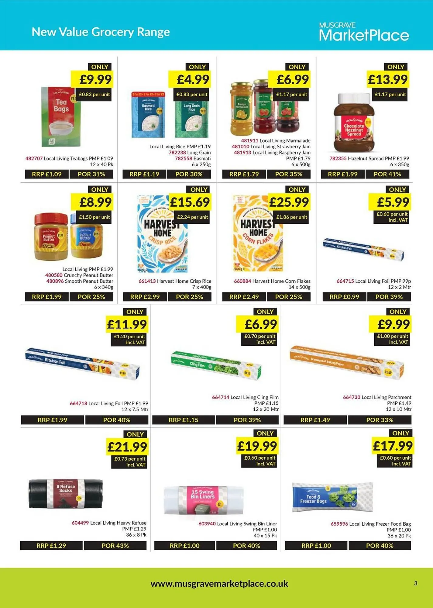 Musgrave MarketPlace leaflet from 25 August to 14 September 2025 - Catalogue Page 3