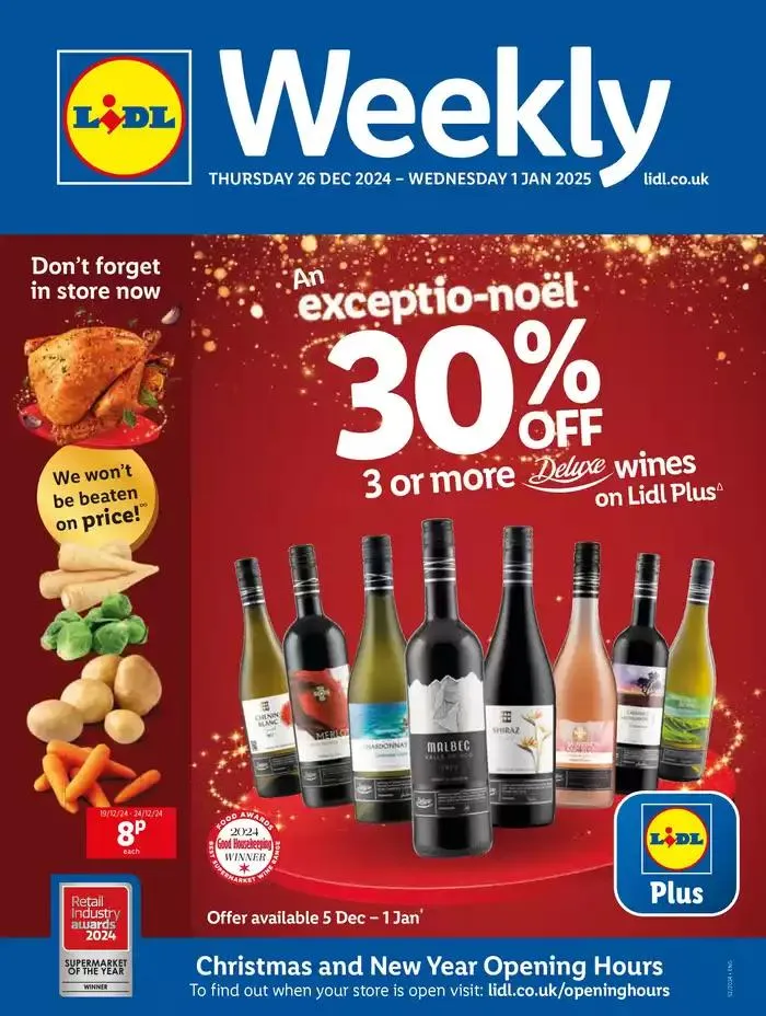 Great offer for all customers from 26 December to 1 January 2025 - Catalogue Page 1