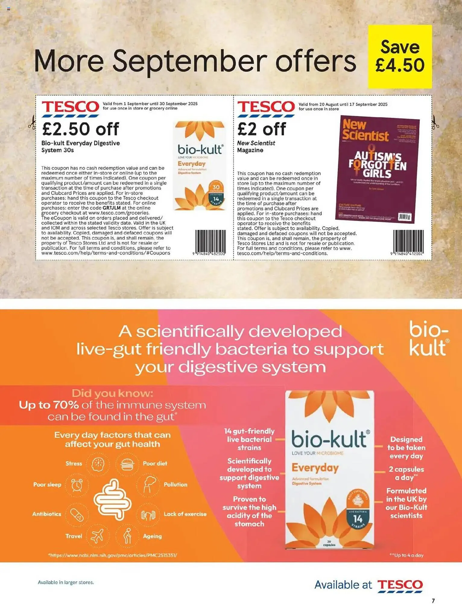 Tesco leaflet from 1 September to 1 October 2025 - Catalogue Page 7