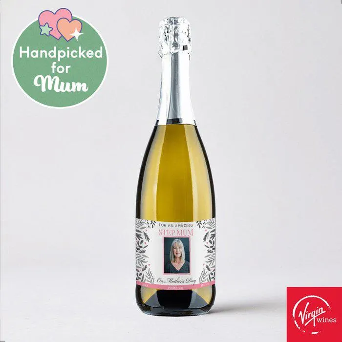 Virgin Wines Personalised 'Amazing Step Mum' Mother's Day Prosecco 75cl