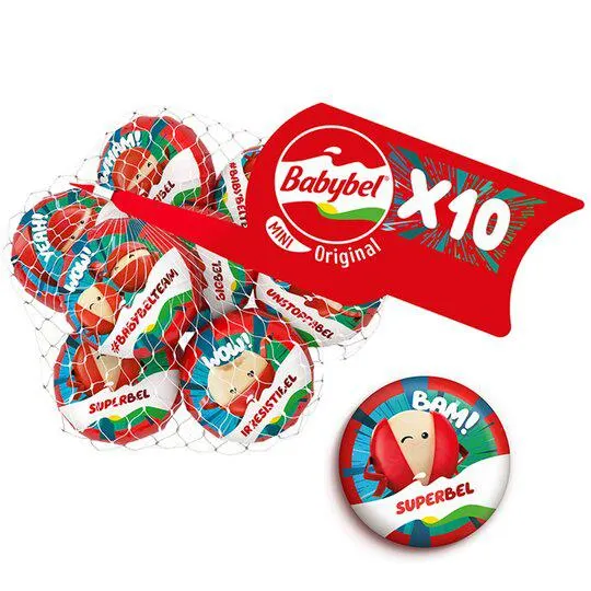 Mini Babybel Original Cheese Snacks 10X20g 200G