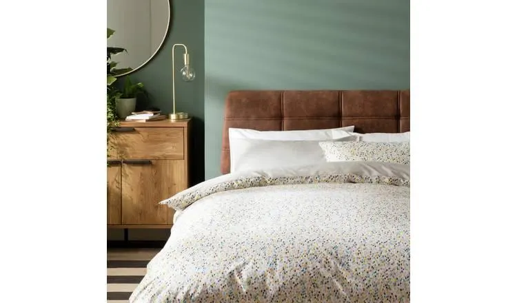 Habitat Cotton Angelica Dots Multicolour Bedding Set -Single