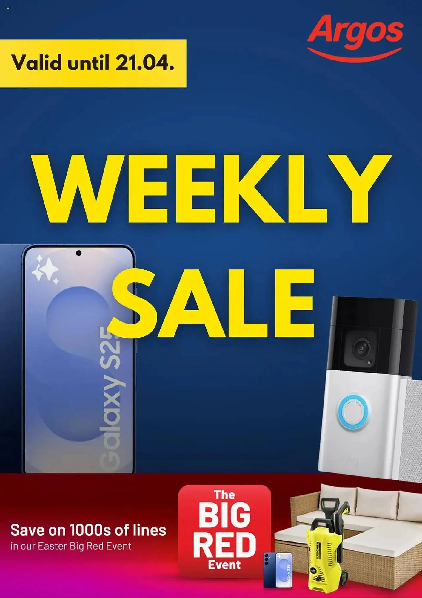 Argos leaflet from 15 April to 21 April 2025 - Catalogue Page 1