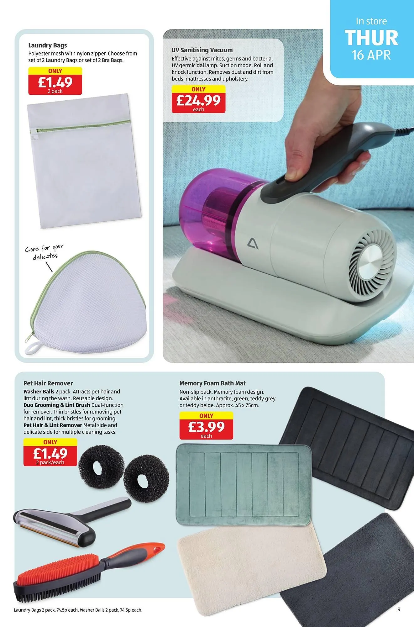 Aldi leaflet from 16 April to 19 April 2026 - Catalogue Page 9