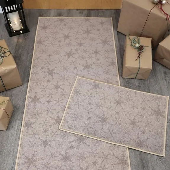 Christmas Snowflake Runner and Doormat