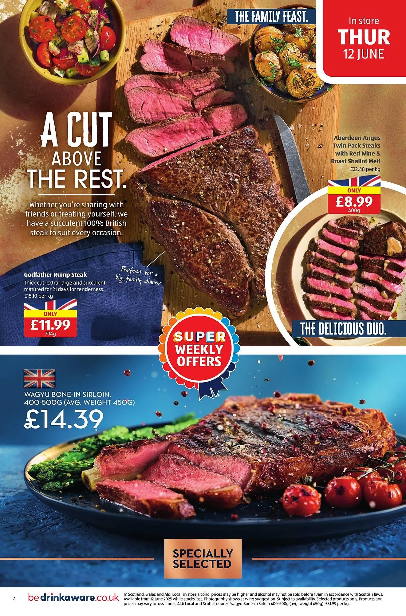Aldi leaflet from 12 June to 15 June 2025 - Catalogue Page 4