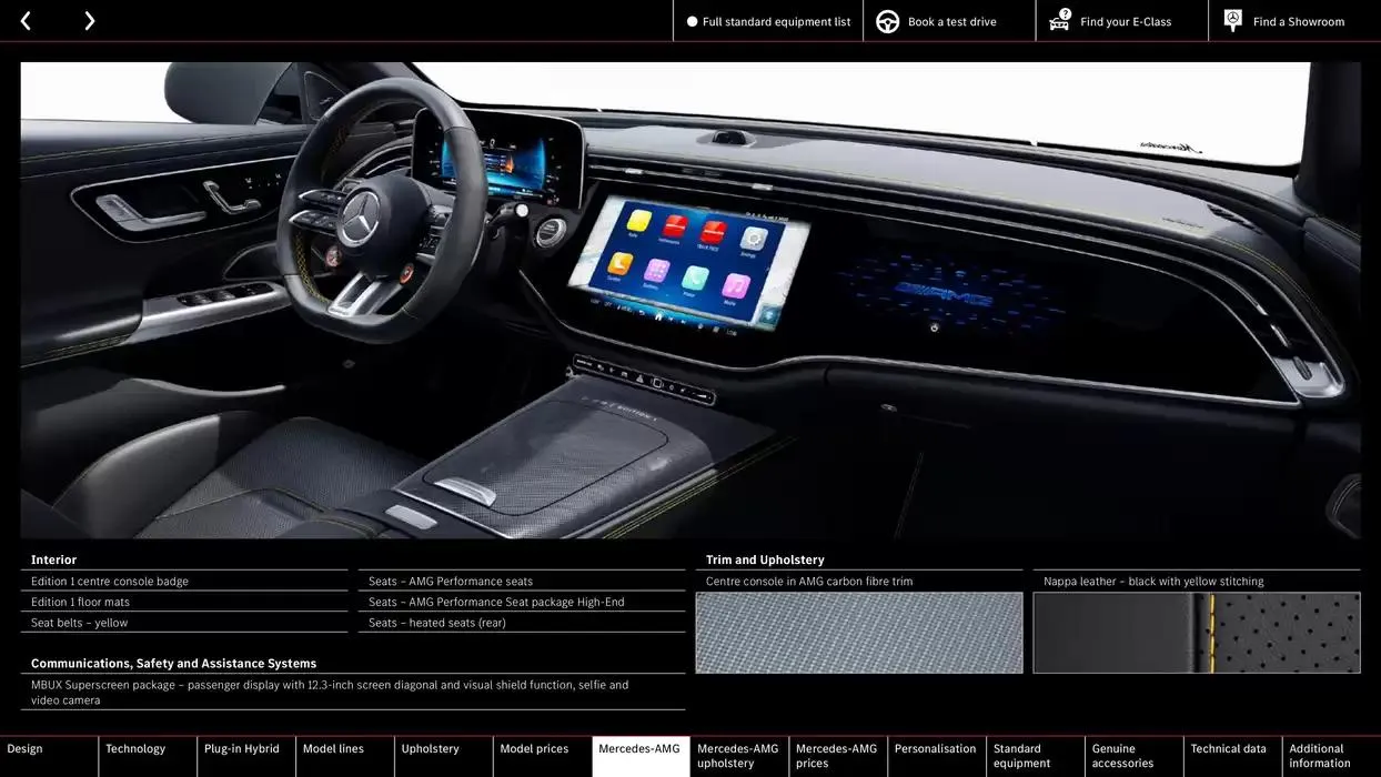 Mercedes Benz New E-Class Saloon from 17 October to 17 October 2025 - Catalogue Page 51