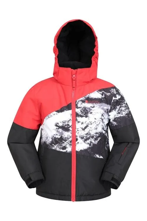 Peak Printed Kids Ski Jacket