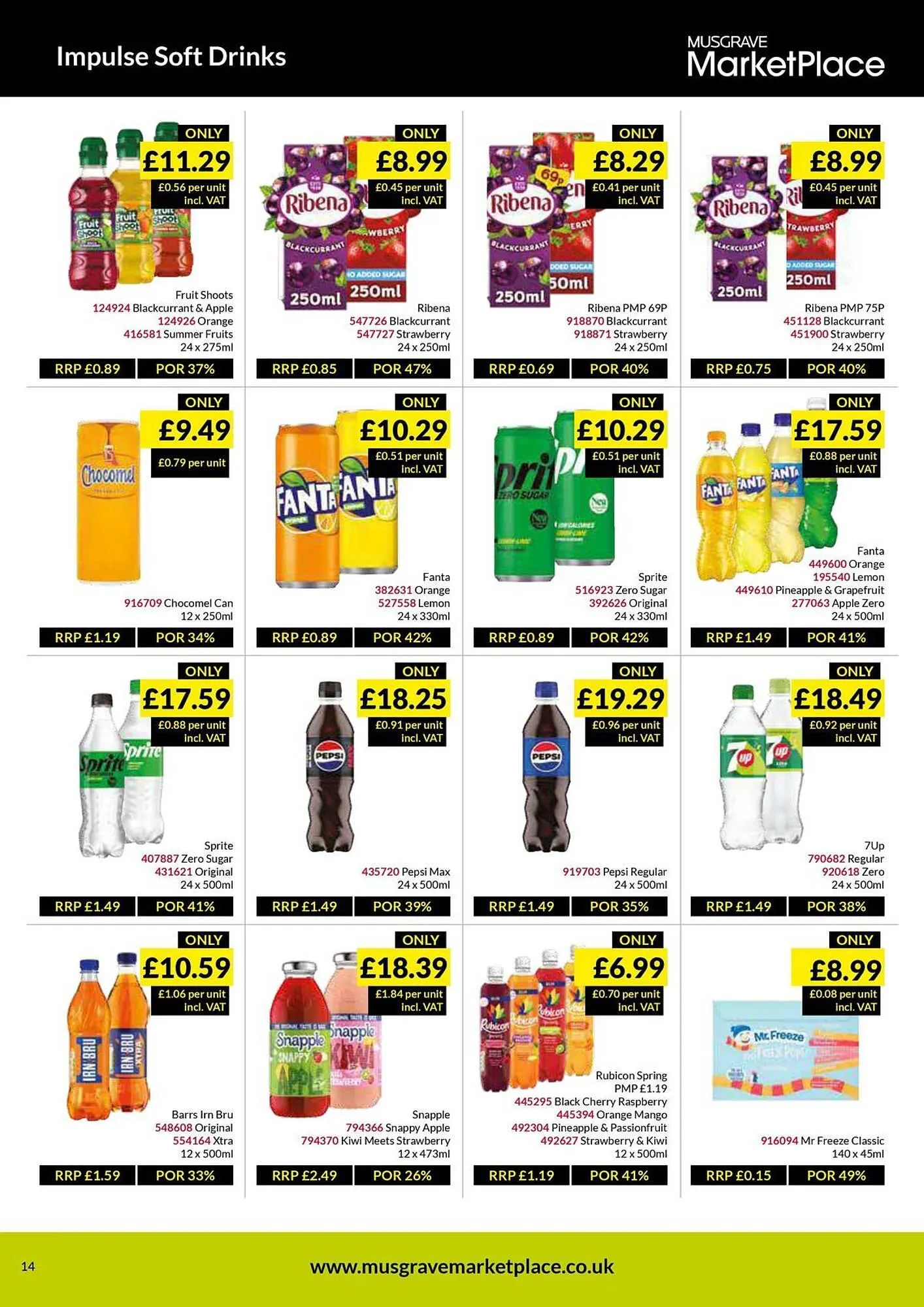 Musgrave MarketPlace leaflet from 1 April to 20 April 2025 - Catalogue Page 14