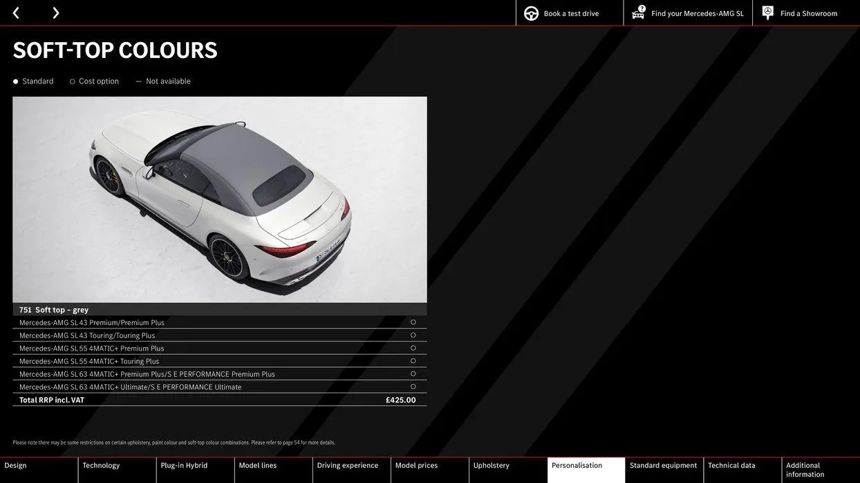 Mercedes-AMG SL from 24 August to 24 August 2025 - Catalogue Page 51