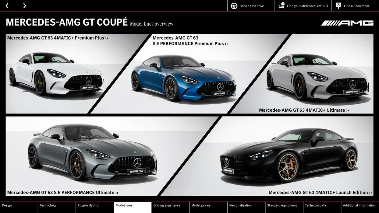 Mercedes-AMG GT Coupé from 10 August to 10 August 2025 - Catalogue Page 21