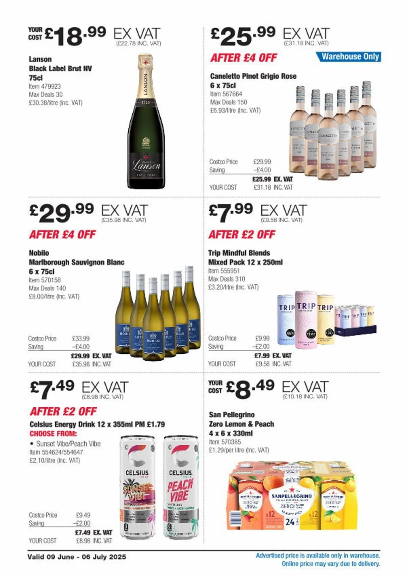 Costco leaflet from 9 June to 6 July 2025 - Catalogue Page 13