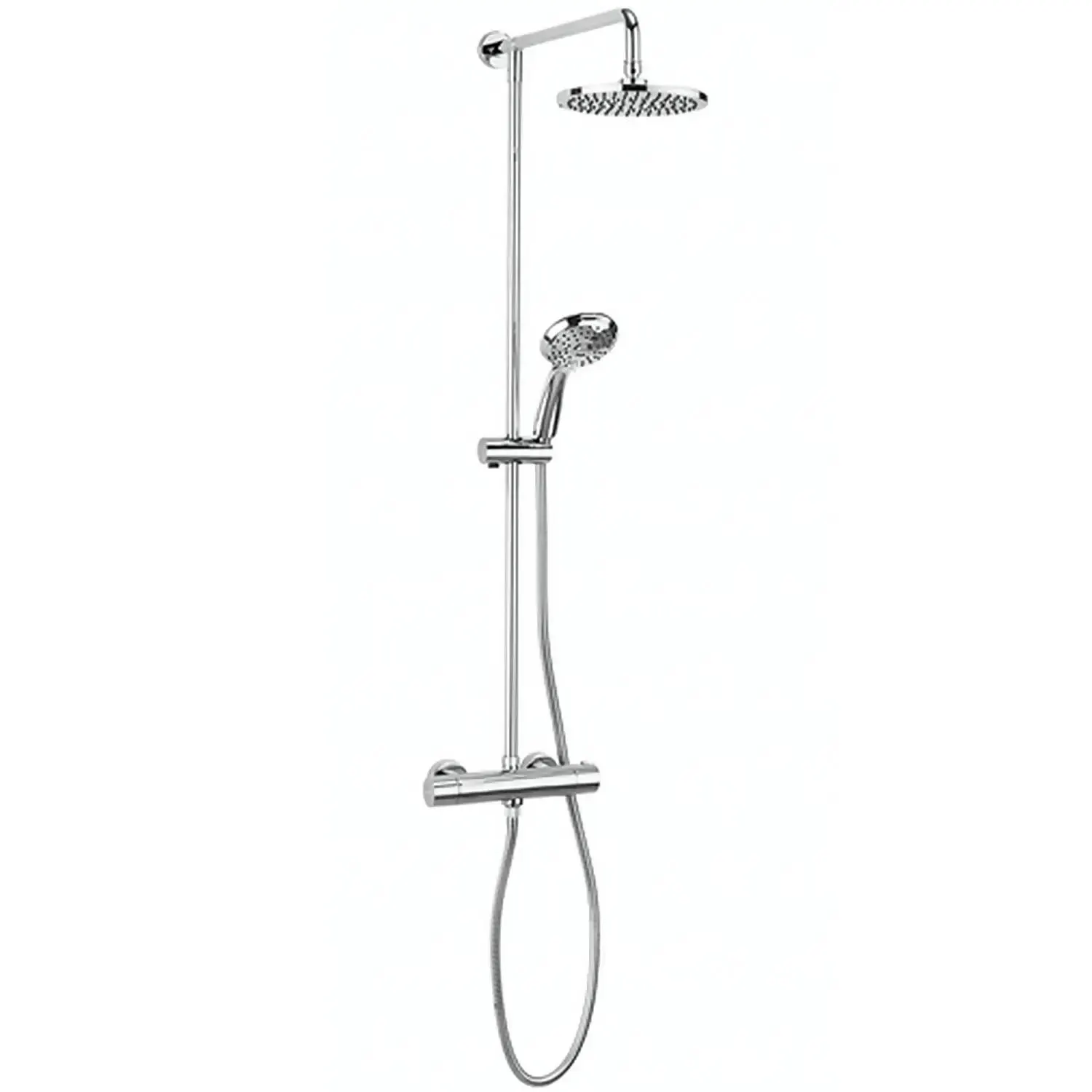 Metro Mixer Shower System Thermostatic - Chrome