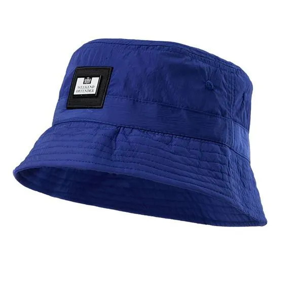 Mens Blue Long Beach Blvd Bucket Hat