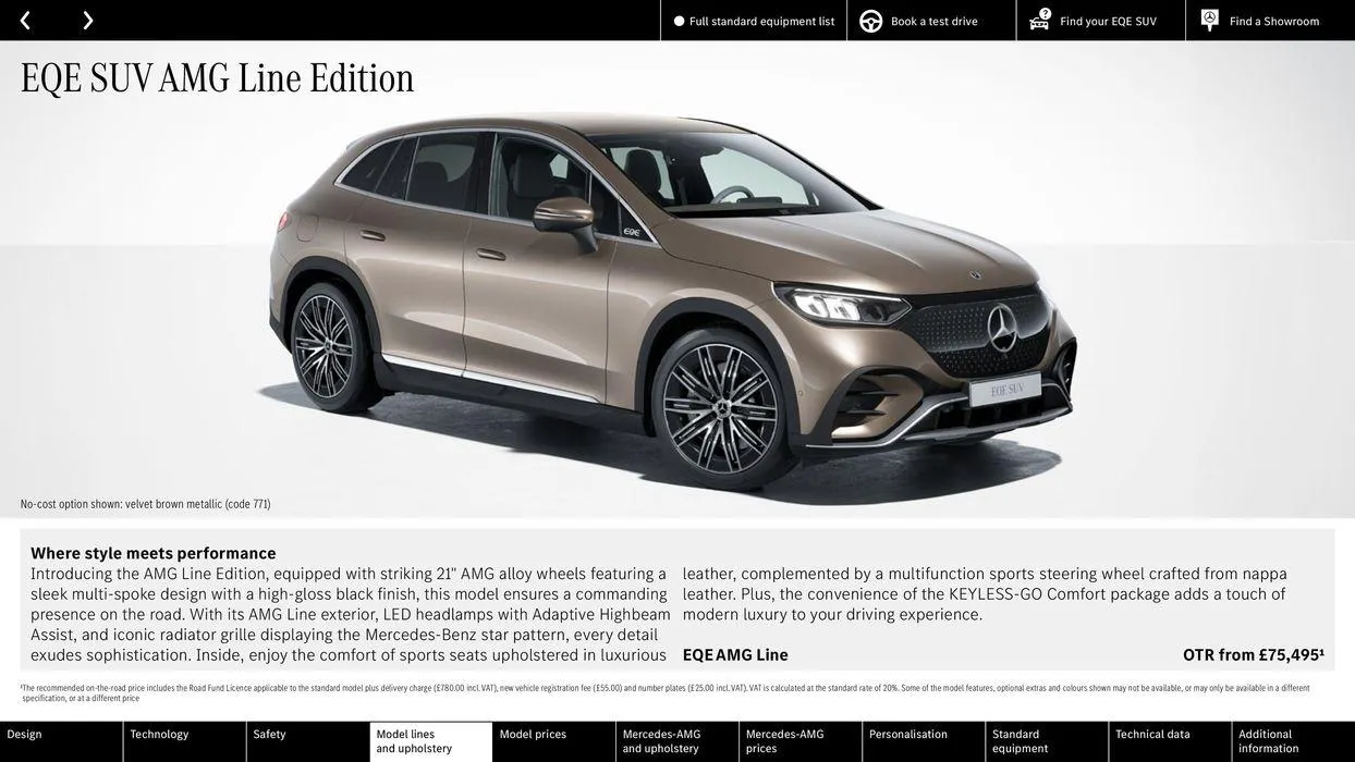 Mercedes Benz New EQE SUV from 24 August to 24 August 2025 - Catalogue Page 21