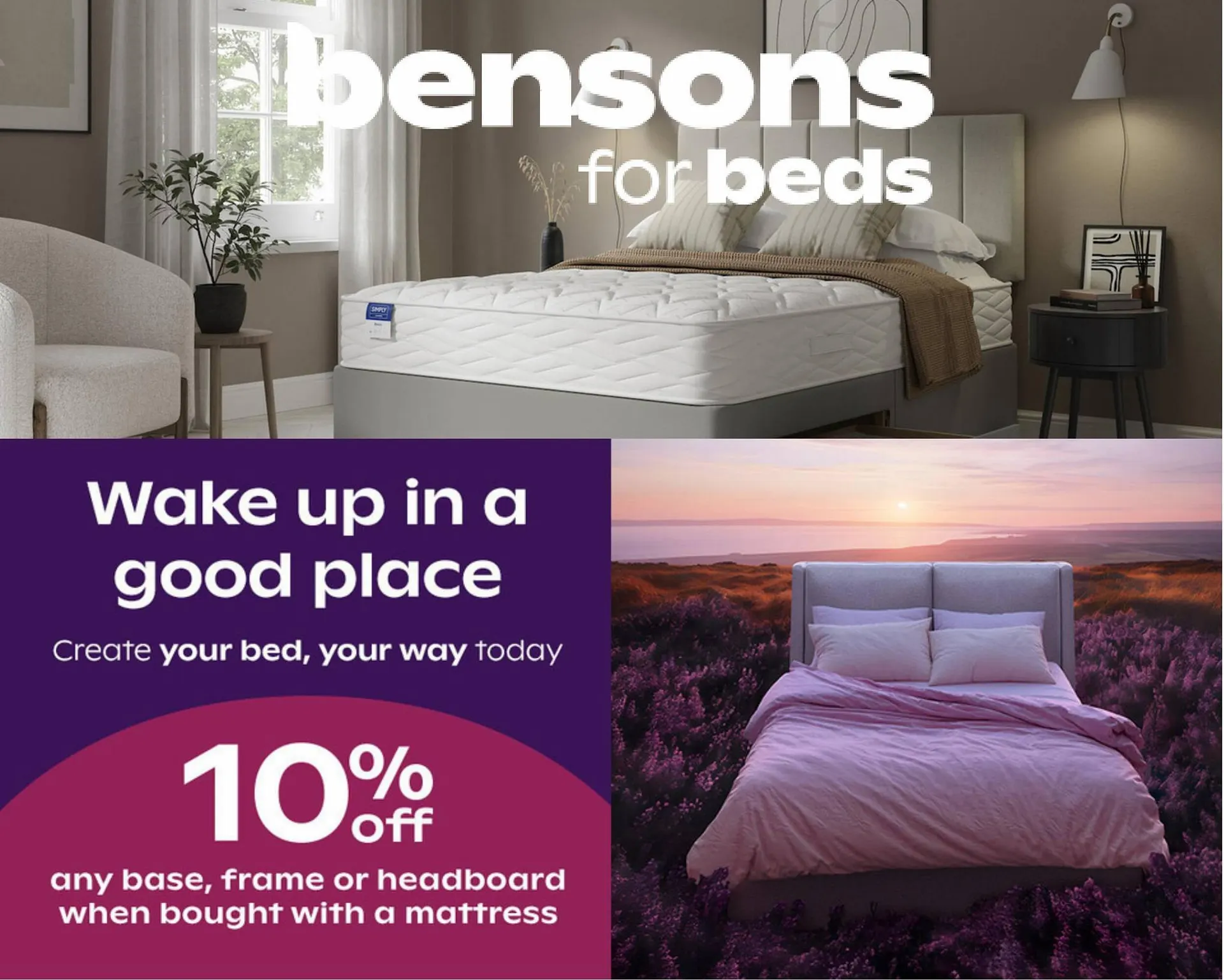 Bensons for Beds leaflet - 1