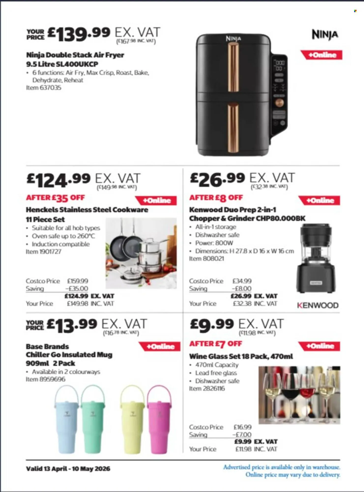Costco leaflet from 13 April to 10 May 2026 - Catalogue Page 8