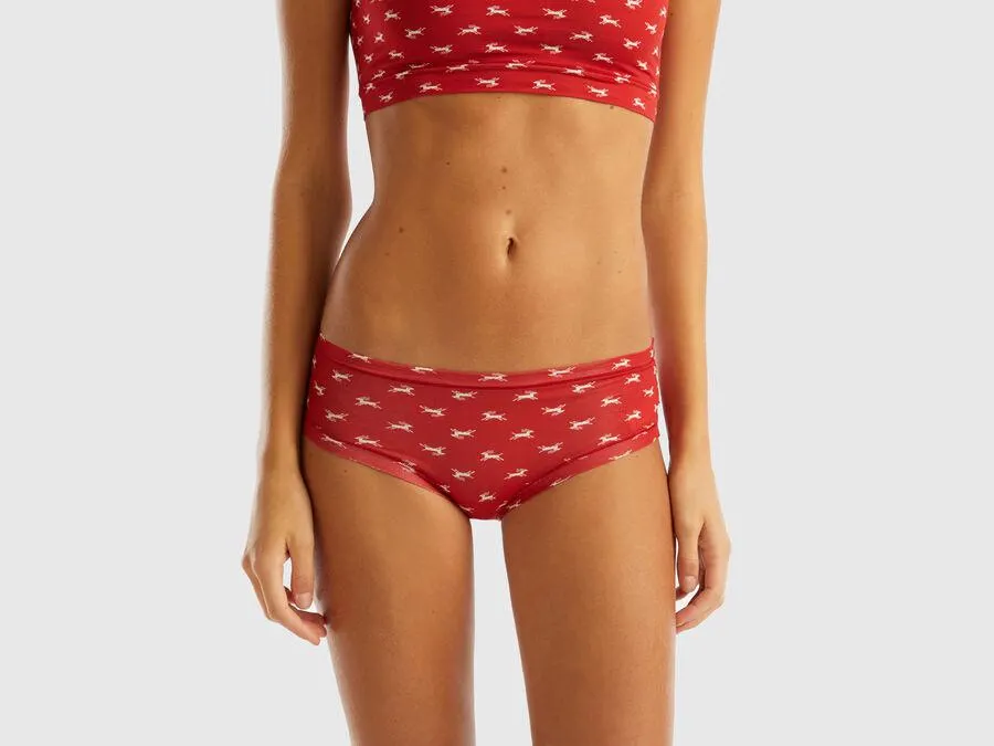Reindeer underwear in super stretch organic cotton