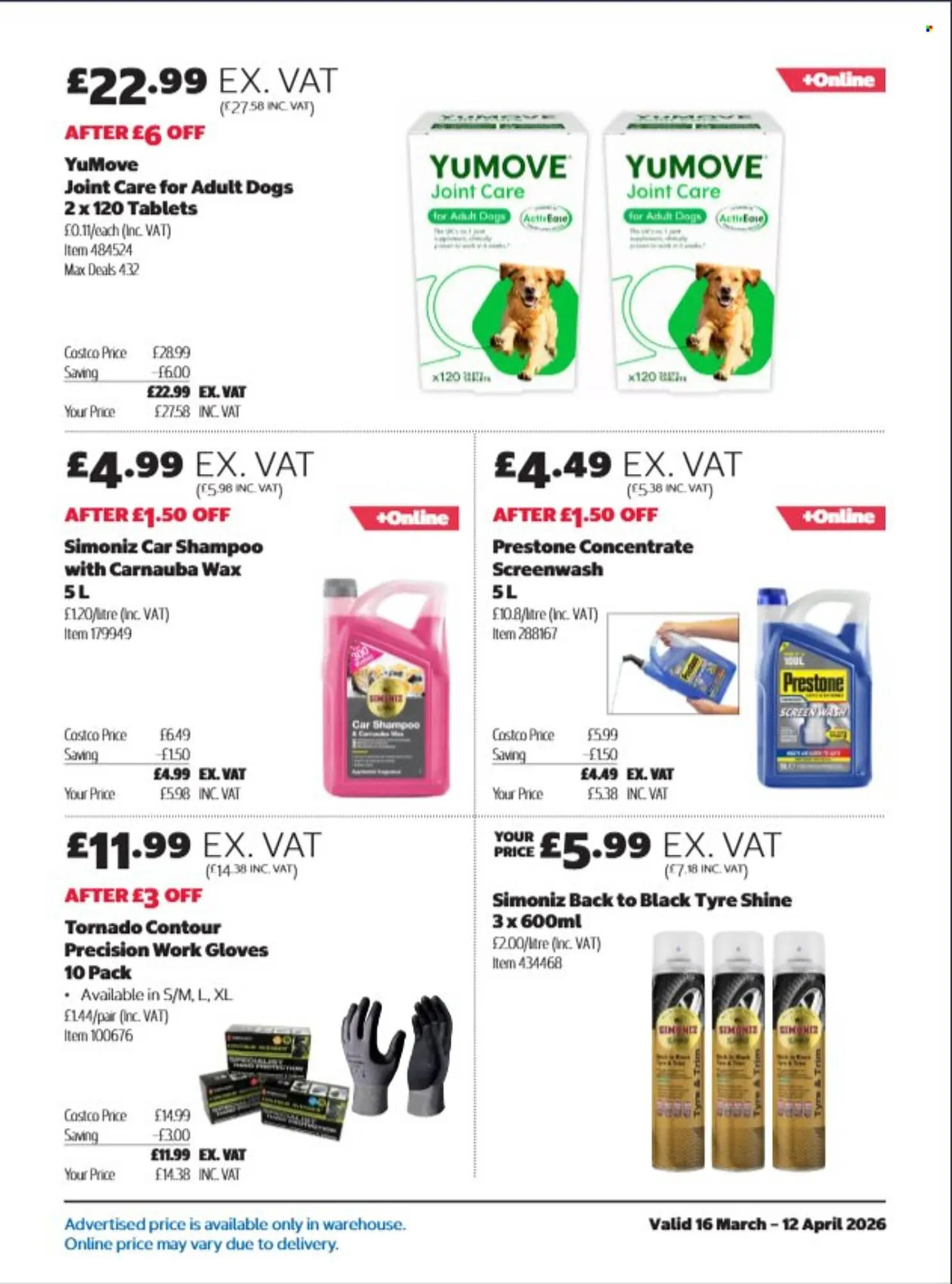 Costco leaflet from 16 March to 12 April 2026 - Catalogue Page 19