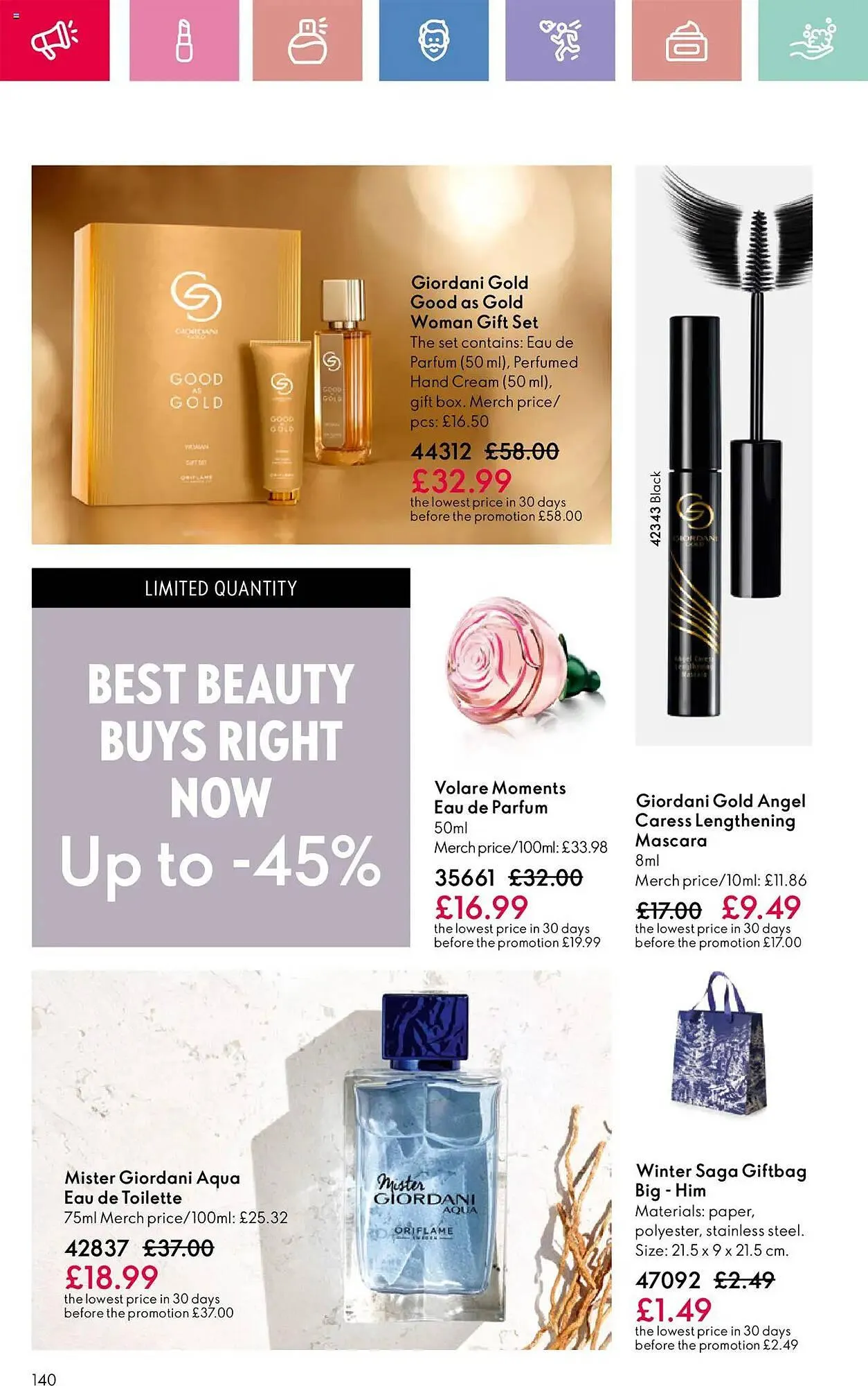 Oriflame leaflet from 17 April to 7 May 2025 - Catalogue Page 140