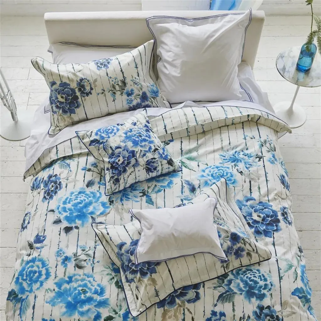 Kyoto Flower Indigo Bed Linen