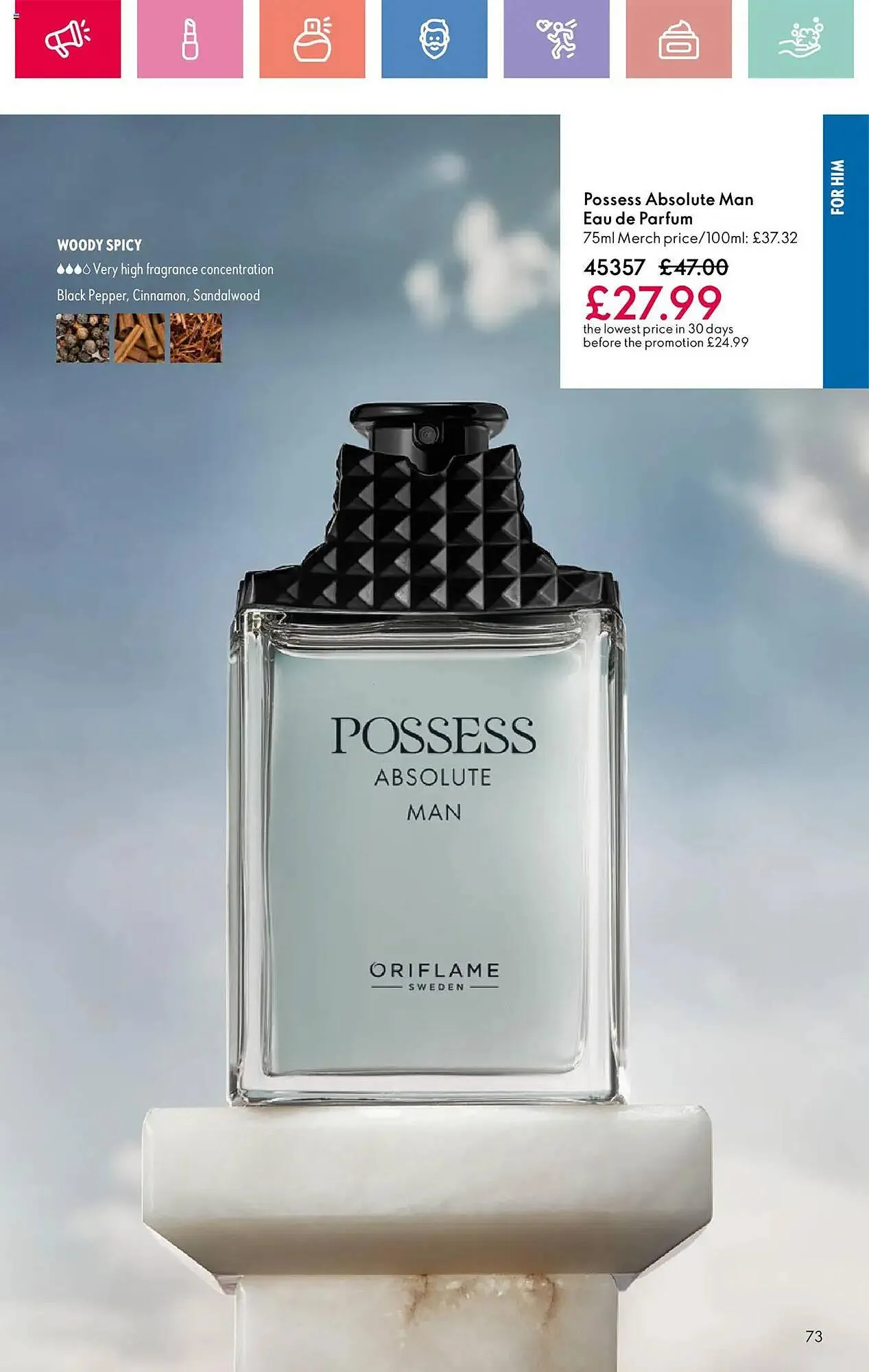 Oriflame leaflet from 17 April to 7 May 2025 - Catalogue Page 73
