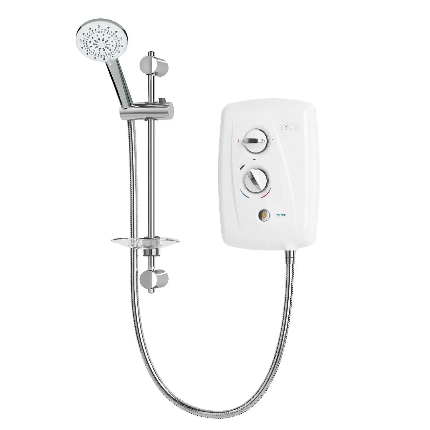 T80 Easi-Fit+ 10.5kW Electric Shower - White