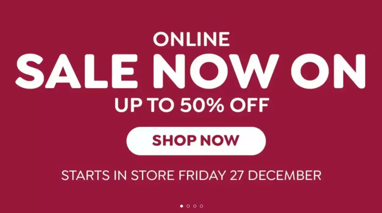 Sale Up To 50% Off from 27 December to 7 January 2025 - Catalogue Page 1