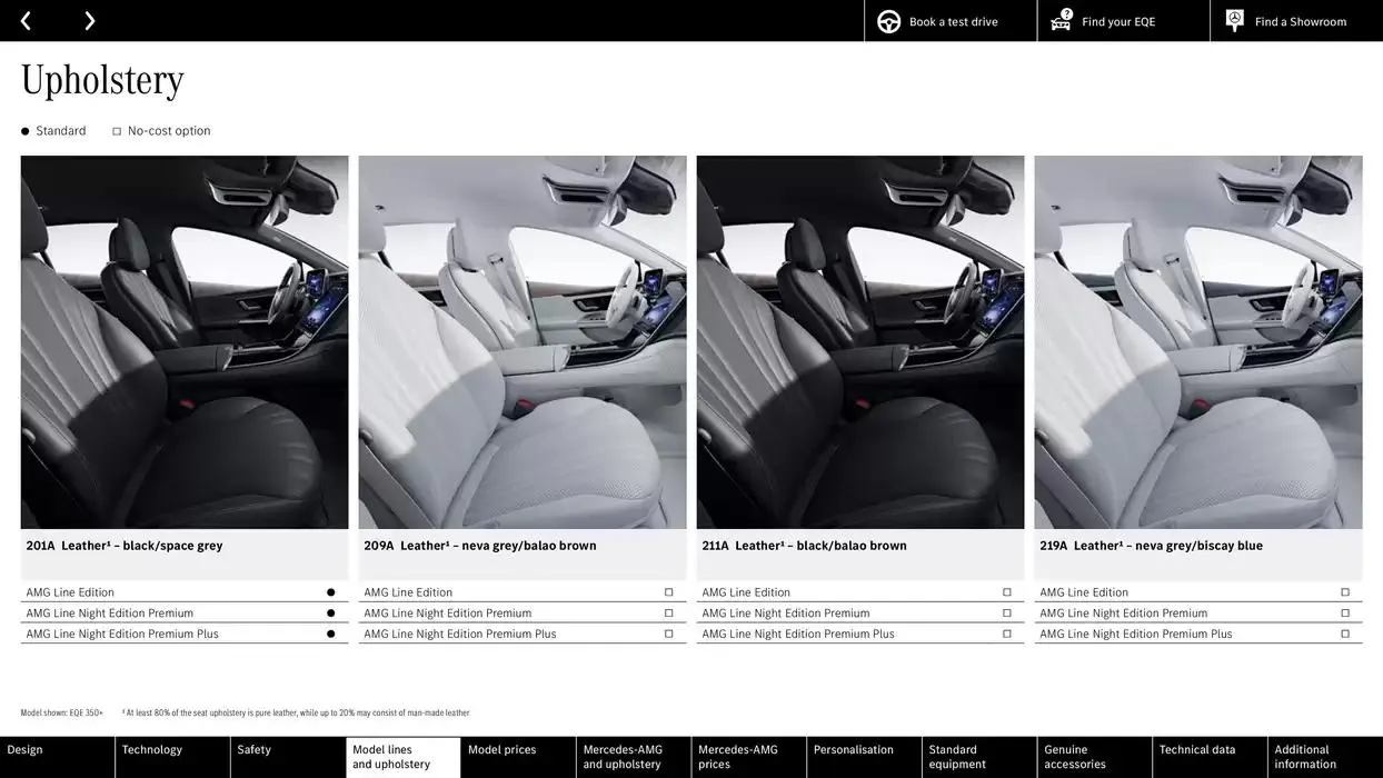 Mercedes Benz EQE Saloon from 24 October to 24 October 2025 - Catalogue Page 35